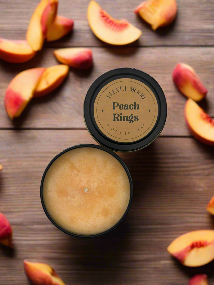 Peach Rings Soy Candle