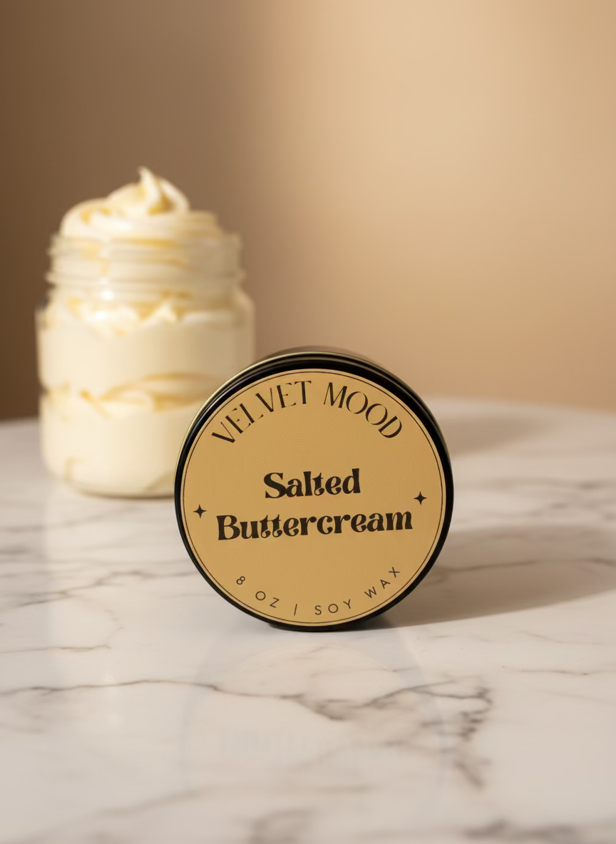 Salted Buttercream Soy Candle