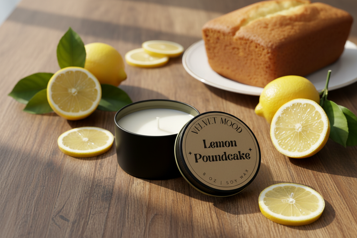 Lemon Poundcake Soy Candle