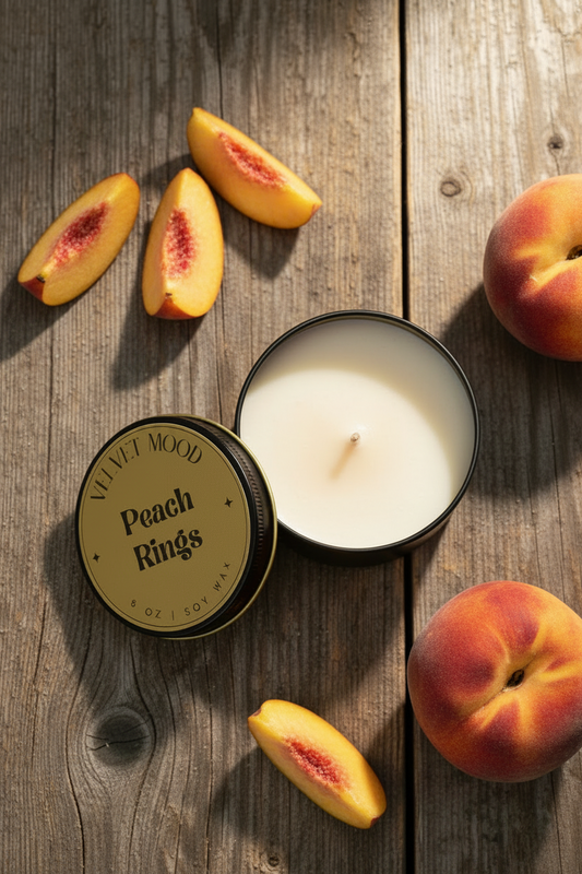 Peach Rings Soy Candle